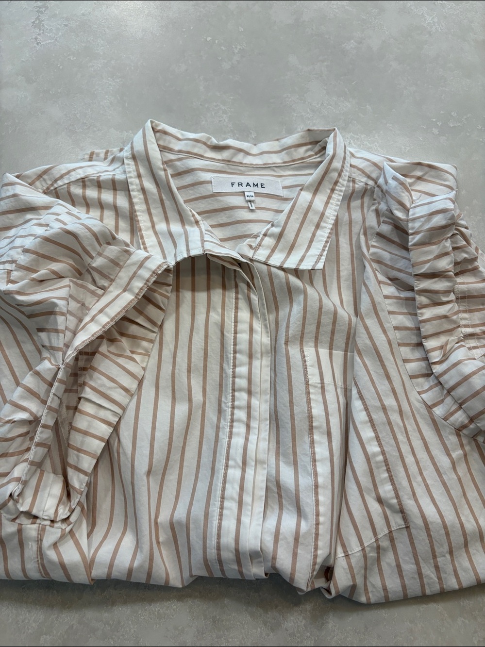 Frame cropped shirt